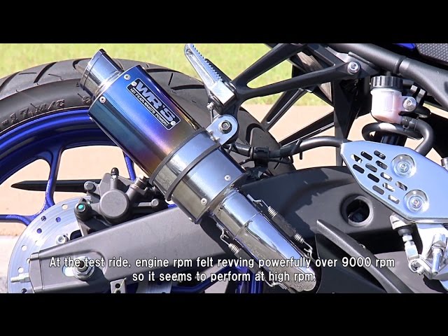 WR's S.O.V Slip-on Exhaust for YAMAHA YZF-R25 Overview