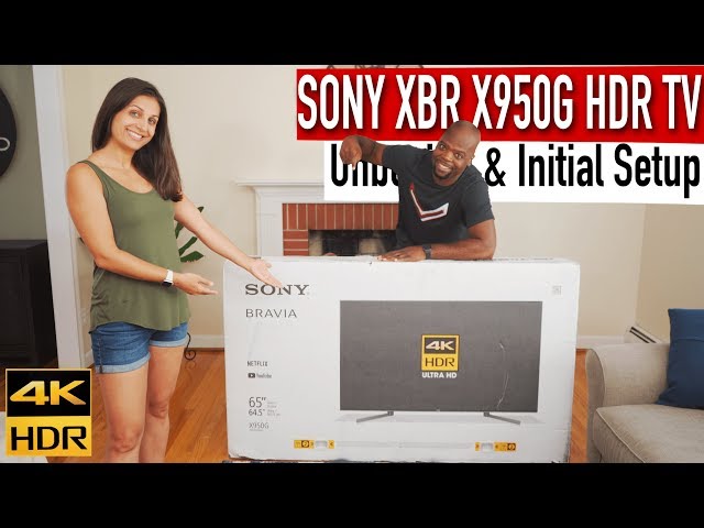 2019 Sony X950G (XG95) 4K HDR TV Unboxing & Initial Setup + DEMO [4K HDR]