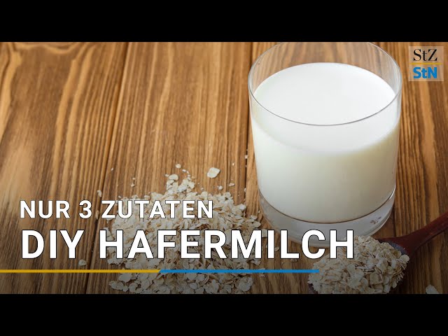 Hafermilch selber machen: 3 Zutaten (+ 3 Rezepte)