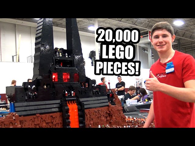 Huge LEGO Star Wars Vader's Castle Battle!