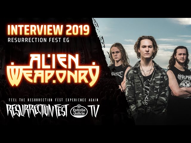 Resurrection Fest EG 2019 - Interview with Alien Weaponry