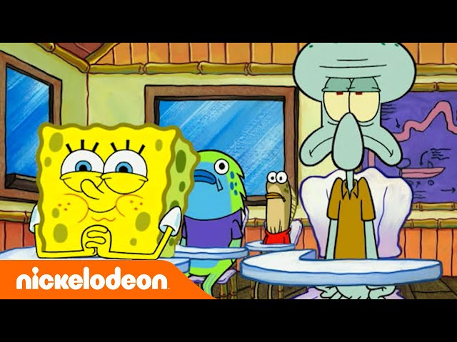 SpongeBob | Skalmar idzie do szkoły jazdy | Nickelodeon Polska