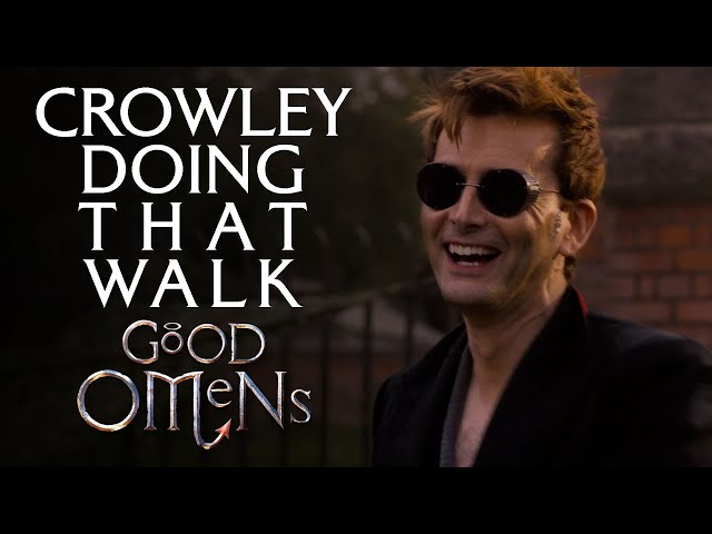 Crowley Doing THAT Walk | Good Omens #Shorts