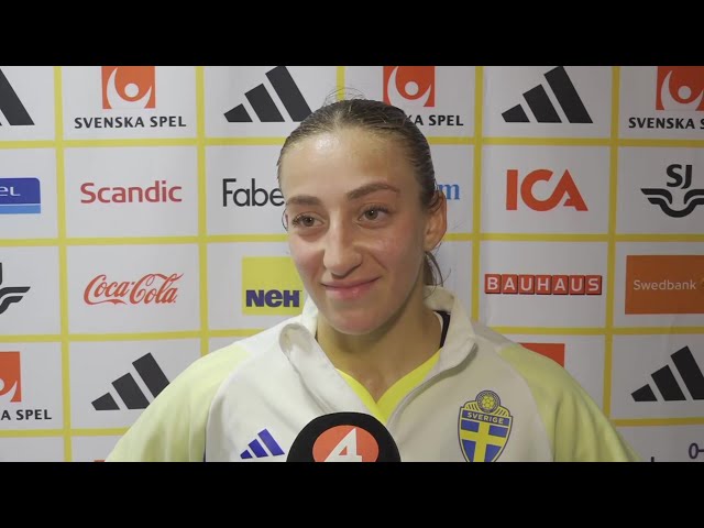 Rosa Kafaji after the super sub at Wembley and the assist to Rolfö