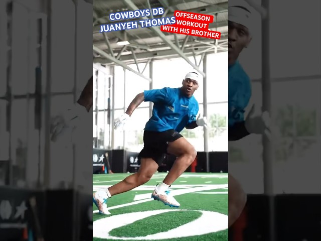 JUANYEH THOMAS ✭ #COWBOYS DB OFFSEASON WORKOUT! 🔥 Grinding With Younger Brother From #FSU! 👀 #NFL