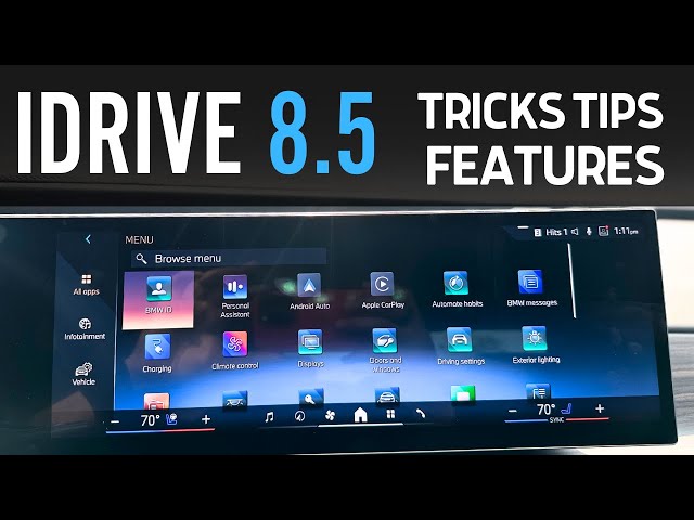 BMW iDRIVE 8.5  - Tips, Tricks, Features! EASY TUTORIAL! 2023+