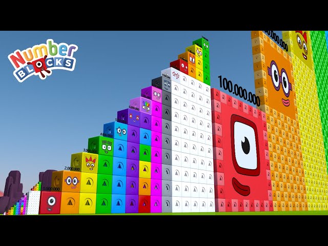 Looking for Numberblocks Puzzle Step Squad 1 to 14 MILLION to 500,000,000 MILLION BIGGEST!