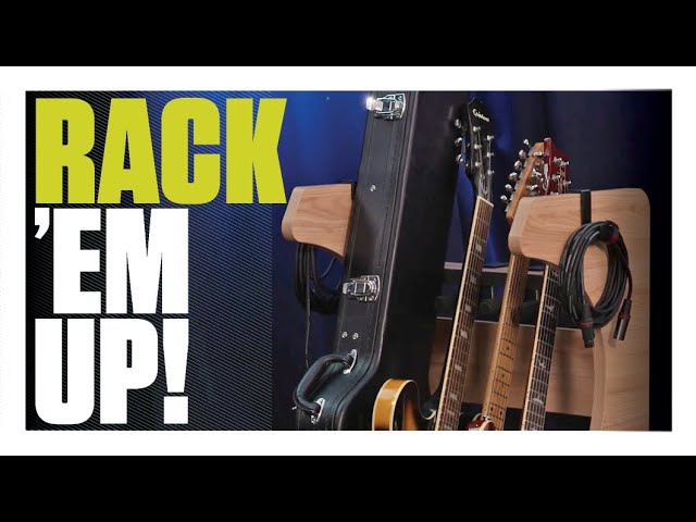 Gator’s Elite Guitar and Case Combo rack and high-end Cableworks cables help maximize your setup!