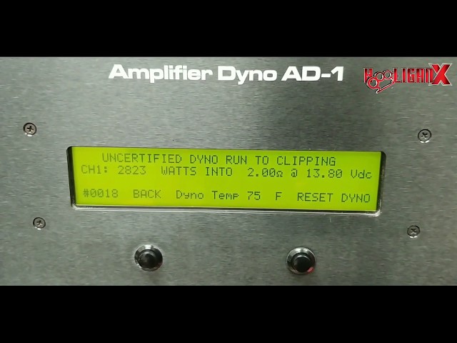 DS18 Hooligan 5k Amp Dyno