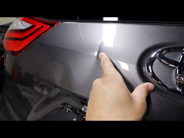 Extremely Sharp Dent Repair on a Toyota Sienna Lift Gate| Dentless Touch