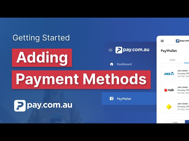 Adding your credit card as a payment method