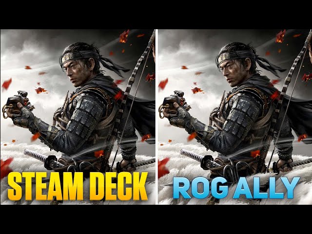 Steam Deck vs ROG Ally - Ghost of Tsushima