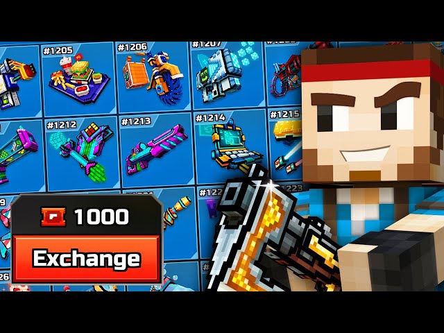THE BEST GALLERY WEAPONS TO SPEND YOUR COUPONS ON IN PIXEL GUN 3D 2024
