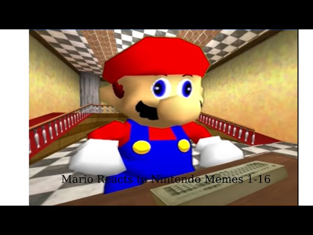 Mario reacts to Nintendo Memes 1-16 (UPDATED)