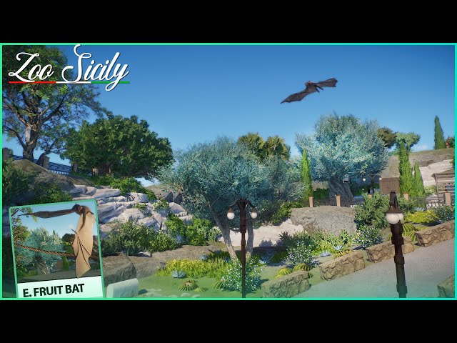 BAT Parking Lot Sanctuary - ZOO Sicily - Planet Zoo Sandbox 4