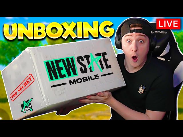 NEW STATE SENT ME SOMETHING!!! UNBOXING LIVE