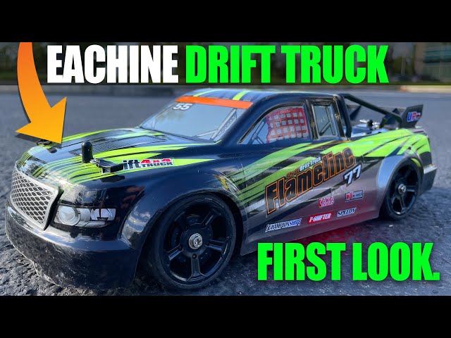 "FIRST LOOK" - Eachine EC35 Drift Truck - REVIEW & KIDS DRIVE!!! 🔥