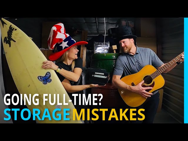 Full-time RV Living? Storage & Downsizing Tips!