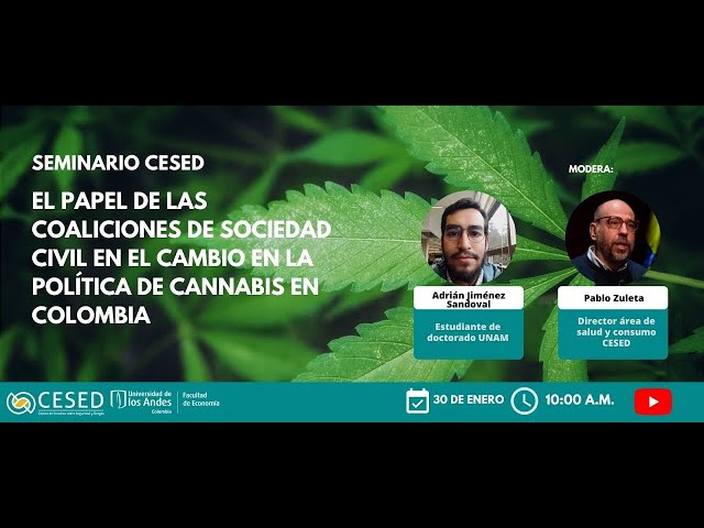 El papel de las coaliciones de sociedad civil en el cambio en la política de cannabis en Colombia