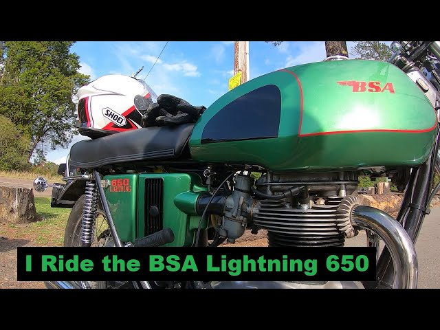 Classic Bike Review - BSA Lightning 650 1972