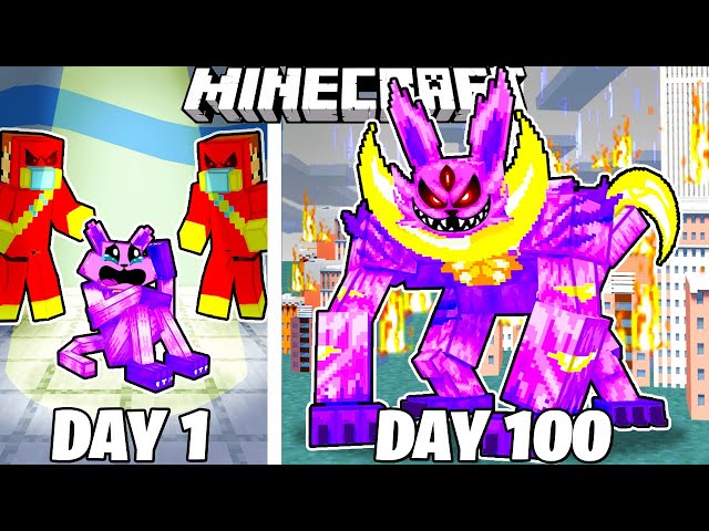 I Survived 200 Days as CATNAP in HARDCORE Minecraft!