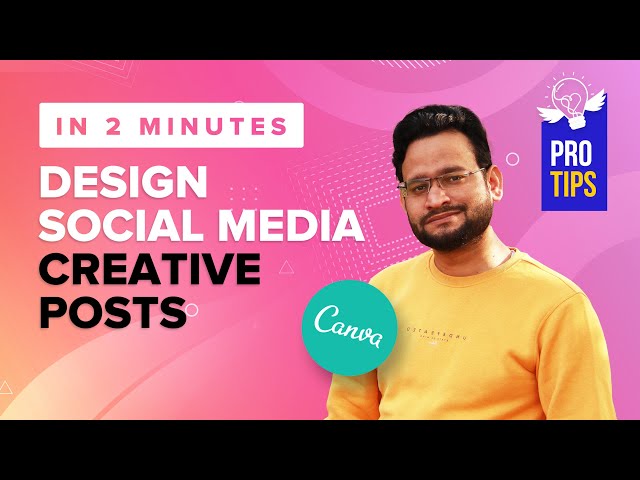 Design Social Media Creatives in 2 minutes | Canva Tutorial