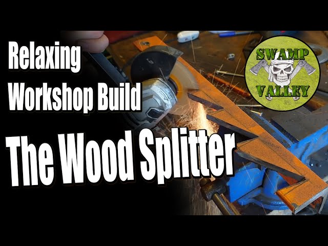 Making a Wall Mounted Wood Splitter - ASMR Workshop Build