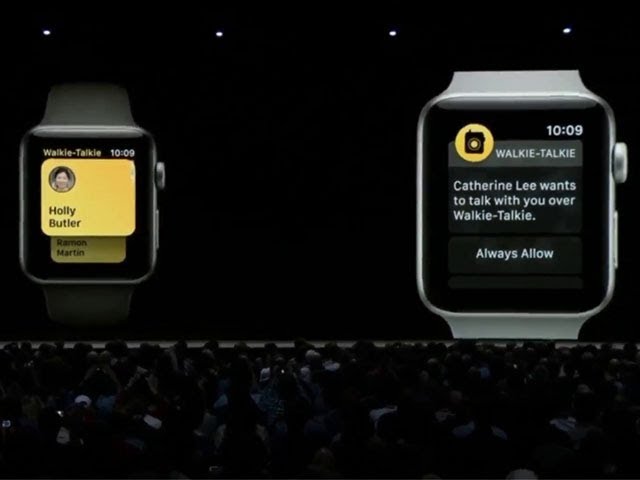 watchOS 5 brings Walkie-Talkie feature to Apple Watch | Apple WWDC 2018