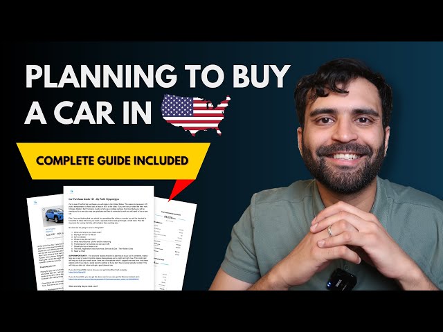Purchasing Car in US as International Student | Financing, Used Cars & Hidden Fees