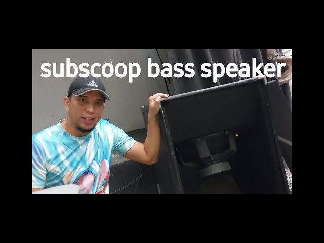 a quick look at the 18 inches subscoop bass bin | mobile DJ I