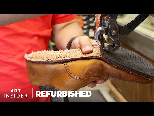 How Dress Shoes Are Professionally Restored | Refurbished
