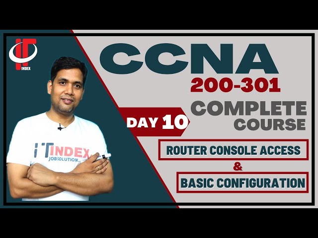 Day 10 | Cisco Router Configuration | Basic | Console port | CCNA | Networking