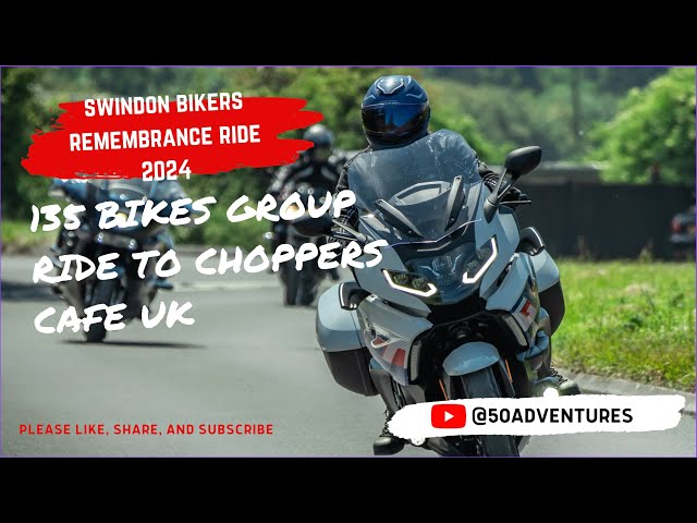 Swindon Bikers 2024 Remembrance Ride. BMW K1600 GT.