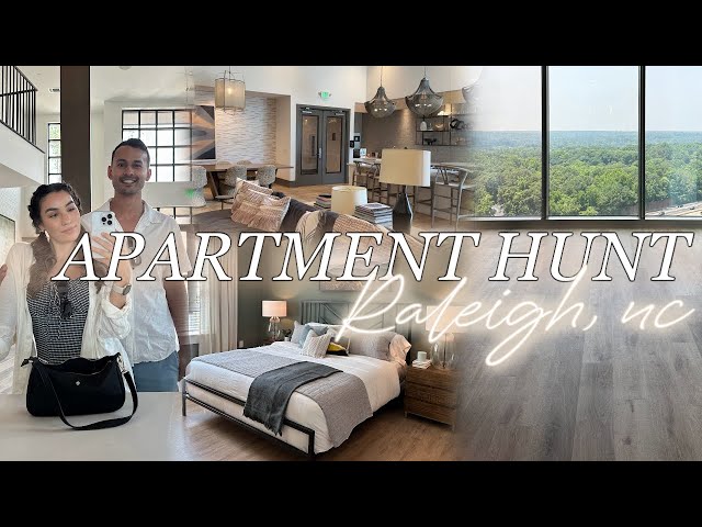 LUXURY APARTMENT HUNTING IN RALEIGH 2023 | we're moving to North Carolina!