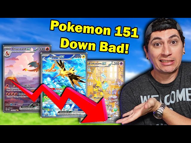 Pokemon 151 Prices TANK - "Pokemon Cards Are Dead"