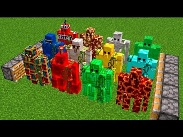 ALL MINECRAFT GOLEMS COMBINED
