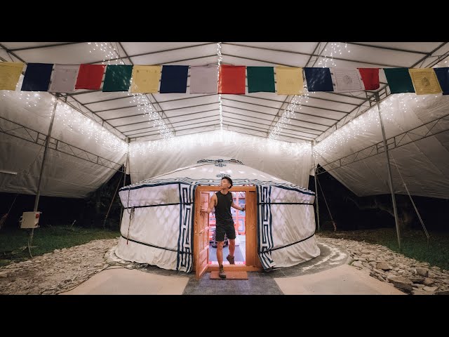 I stayed in the FIRST EVER Mongolian Yurt in Singapore!