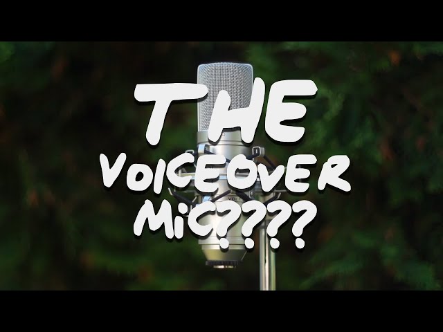 Have we found THE Voiceover Mic????