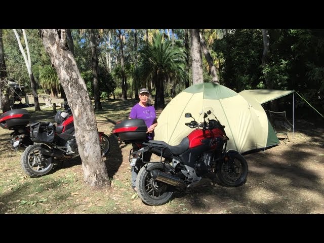 Motorcycle Camping - What 2 Old People Eat