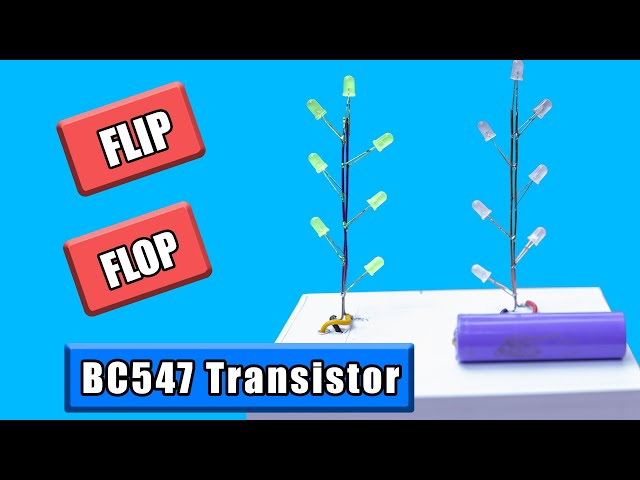Flip Flop LED Chaser Circuit | Electronics Projects | LED circuits | BC547
