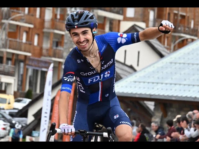 Cyclisme - Mercan'Tour Classic Alpes-Maritimes 2024 - Lenny Martinez vainqueur... malgré une chute !