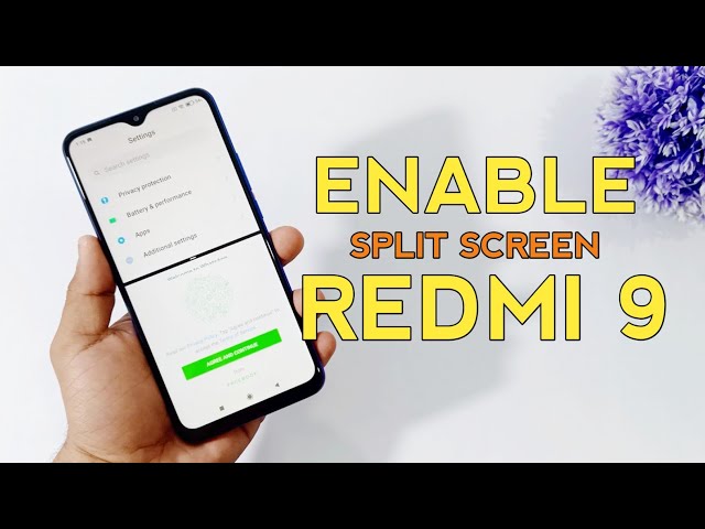 Enable Split Screen in MIUI 12 | Xiaomi Redmi 9 Split Screen