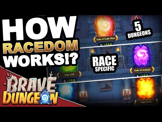 HOW TO RACEDOM!? - Brave Dungeon: Roguelite IDLE RPG
