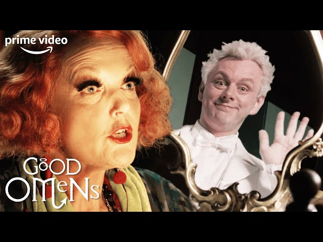 Aziraphale Attempts To Avert The Apocalypse By Possessing Madame Tracy | Good Omens | Prime Video