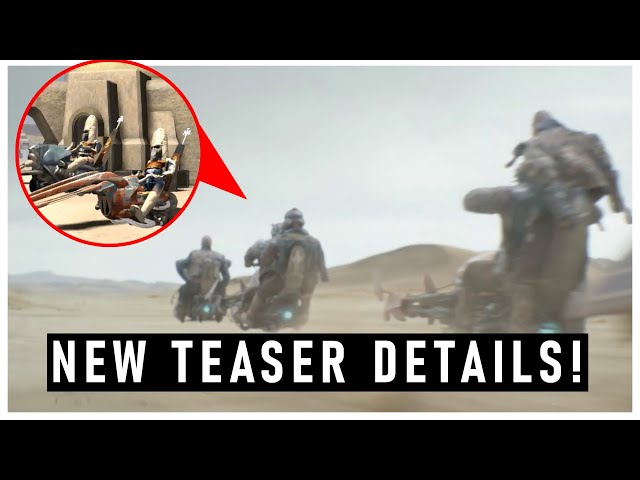Awesome Details in the NEW Book of Boba Fett Teasers (You May Have Missed)