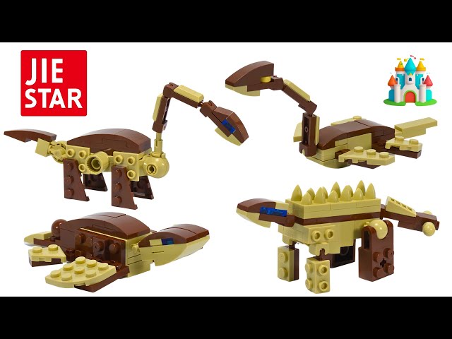 NON LEGO Jurassic World Four Dinosaurs (1-4) - Speed Build PT1
