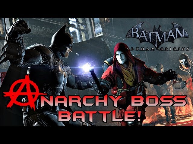 Batman Arkham Origins: Anarchy Boss Battle!