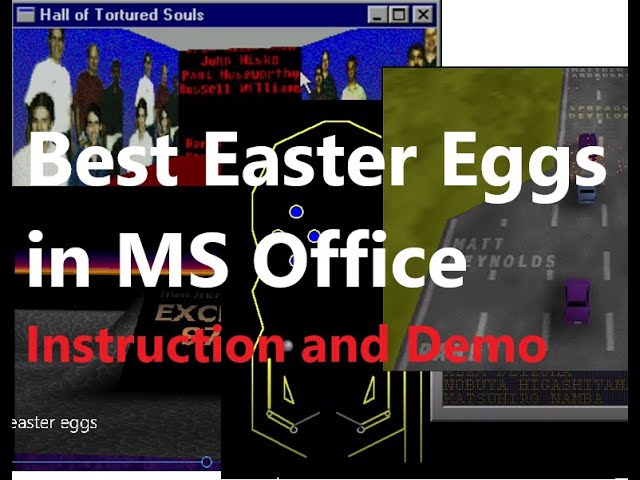 The Best Easter Eggs in Microsoft Office (instruction and demo)