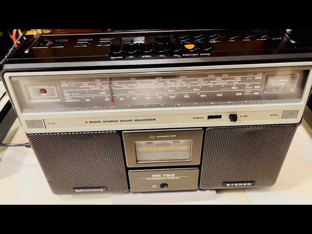 Radio Cassette GRUNDIG RR 720 Vintage_(Made in Germany)_Đài Radio Đức ae chơi và nghe khỏi phải nghĩ