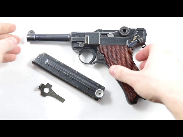 Luger Takedown / Field Strip P.08 Pistol - WW2
